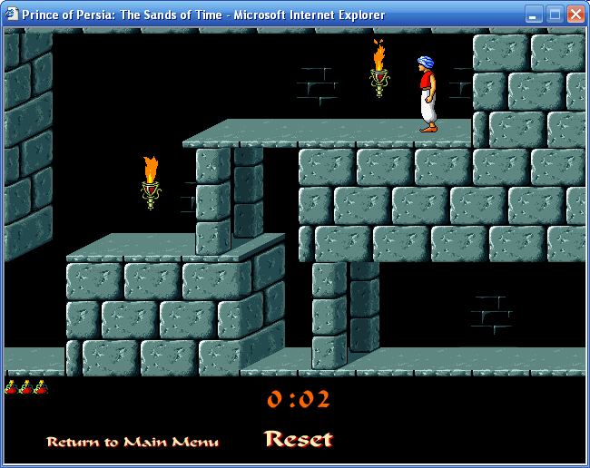 Prince of Persia por web