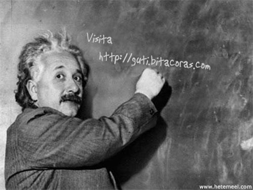 La pizarra de Einstein