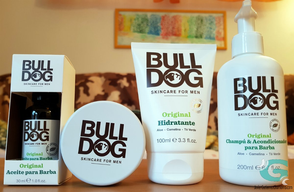 Bulldog cuidado de la barba
