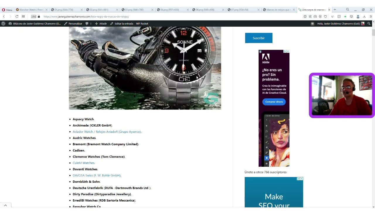 YouTube video player