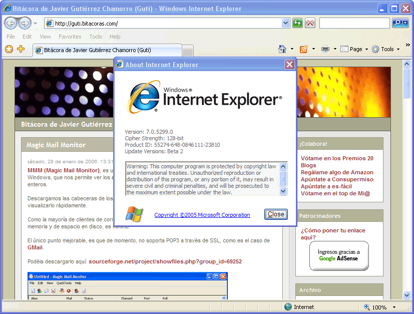 Установить internet explorer