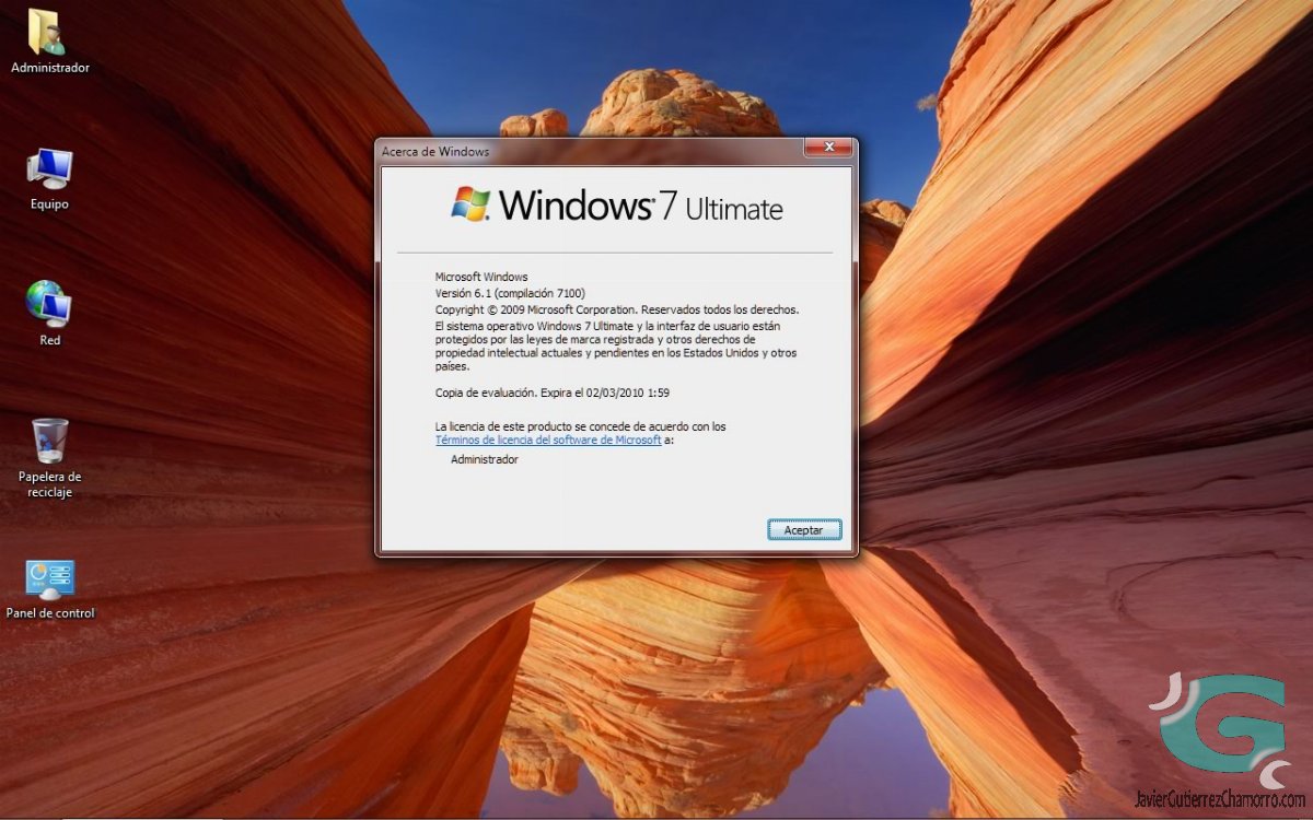 Una semana con Windows 7 (RC) Bitácora de Javier Gutiérrez Chamorro