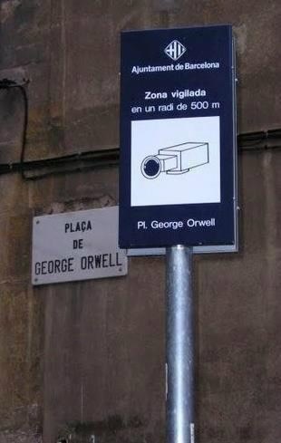 El Gran Hermano en la Plaza George Orwell
